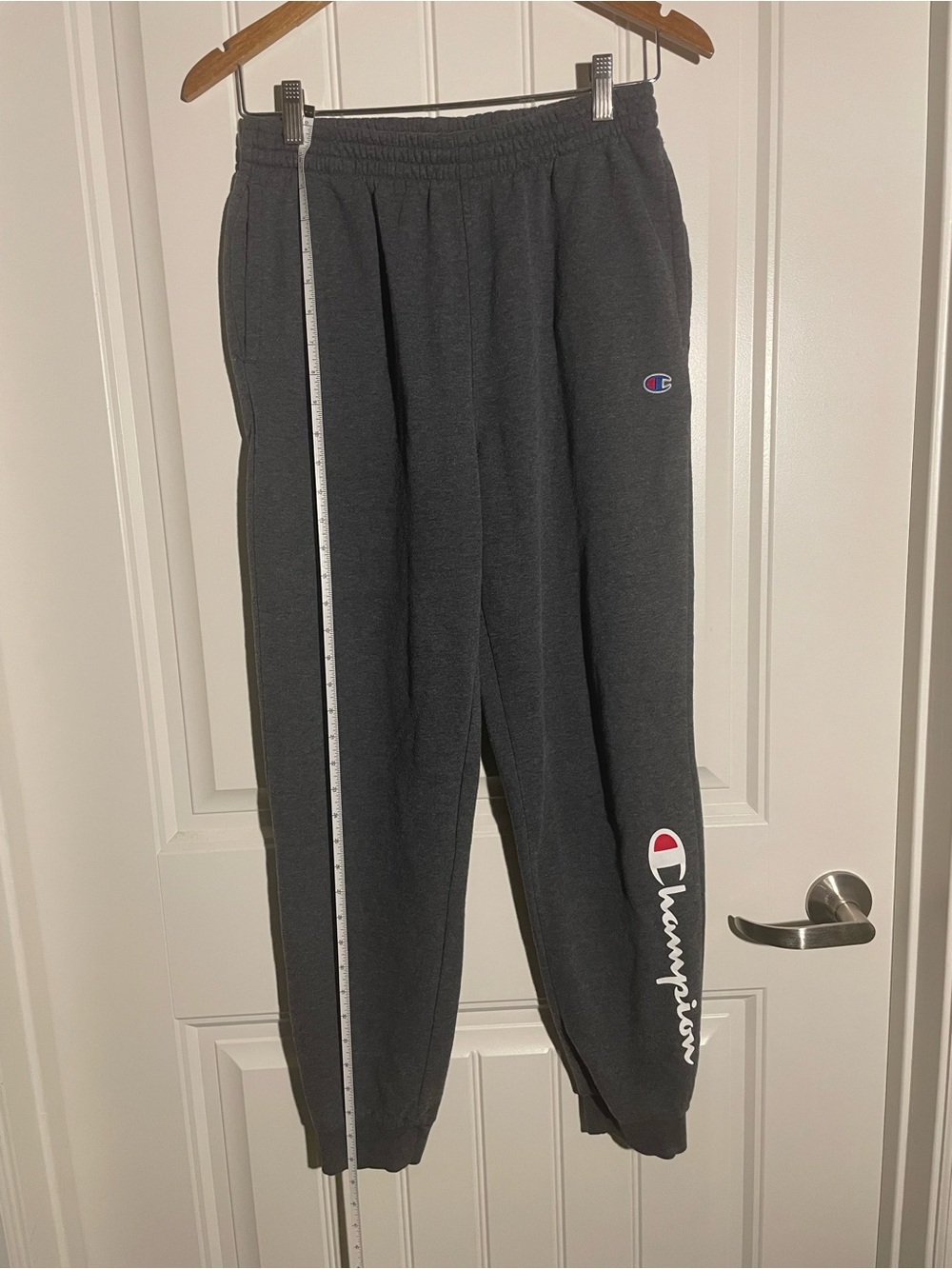 hampion Youth Boys Gray Jogger Sweatpants Size XL